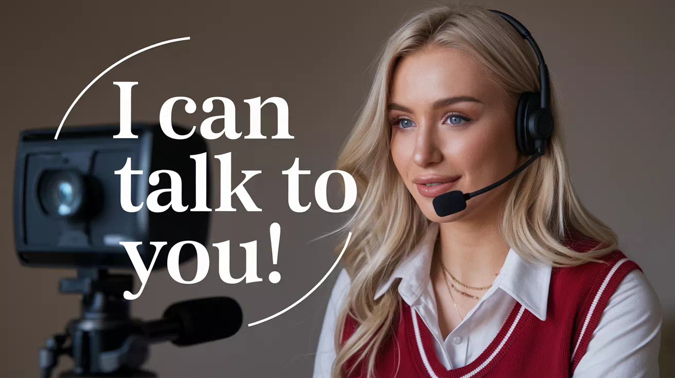 Virtual girlfriend with voice