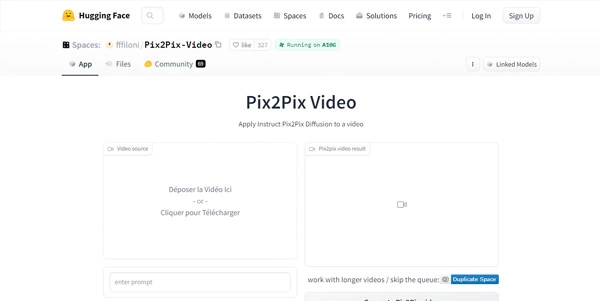 Pix2Pix Video AI