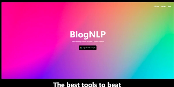 BlogNLP AI