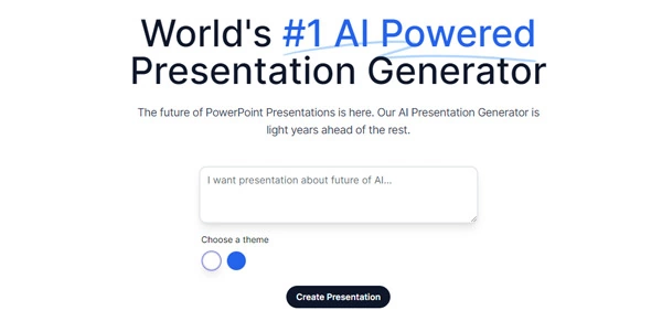 PresentationGPT AI