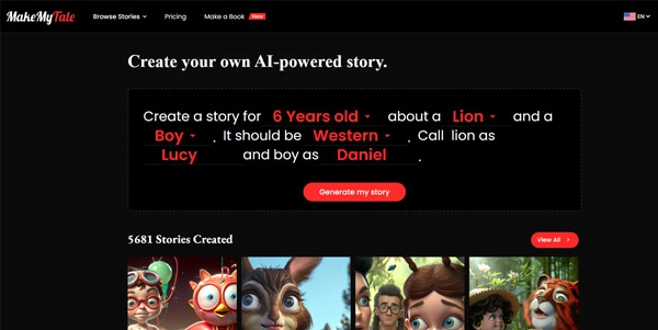 MakeMyTale AI
