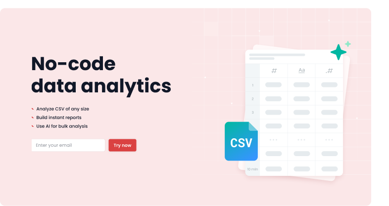 Tomat AI Data Analytics Tool (no-code)