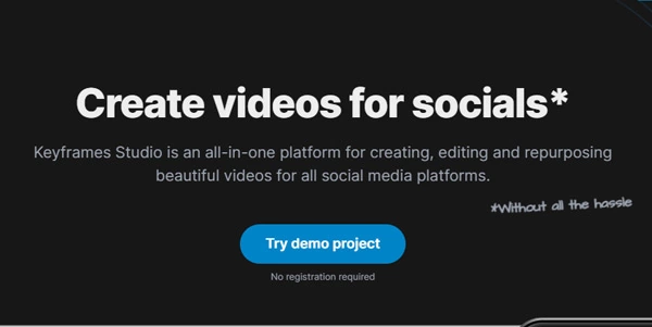 keyframes studio AI