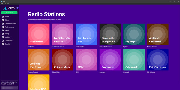Stations Radio AIVA