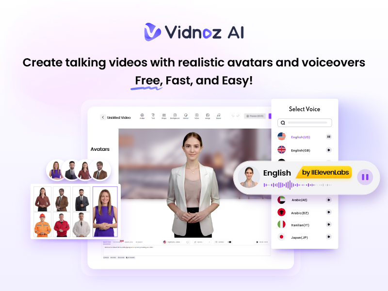 Vidnoz AI Video Avatars