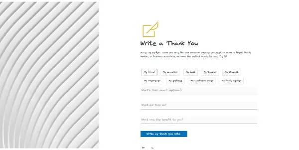 TThankYouNote AI