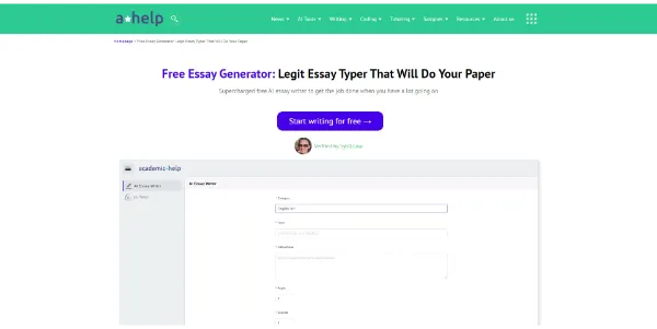 Free Essay Generator AI