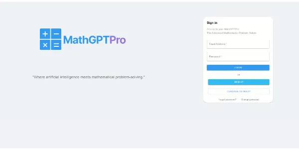 MathGPTPro AI