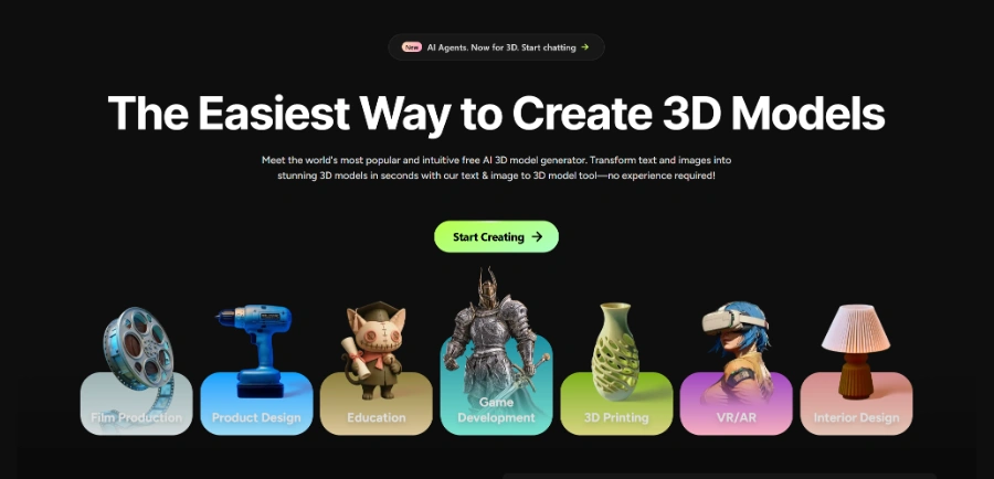Meshy AI 3D model