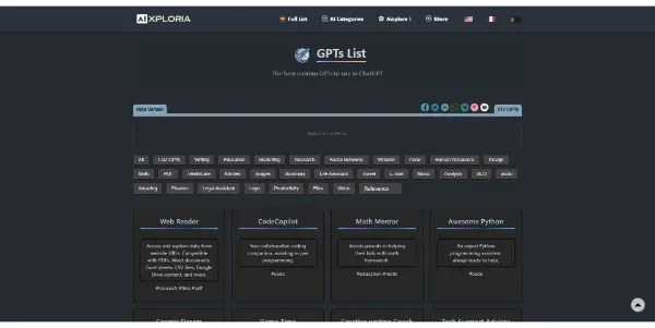 List of Best Custom GPTs & Directory