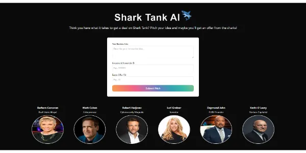SharkTank AI