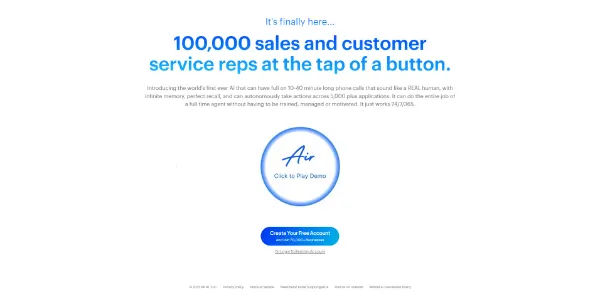 Air.ai Sales & Customer