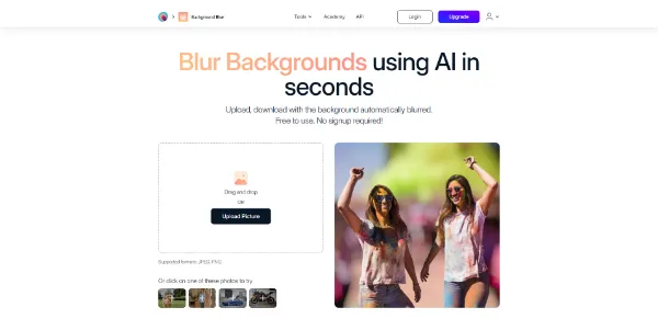 Backgrounds Blur AI