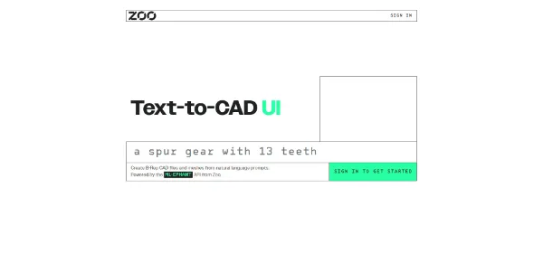 Text-to-CAD UI