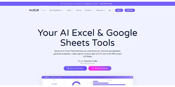 Ajelix AI Excel