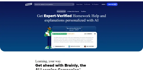 Brainly AI learning Homework