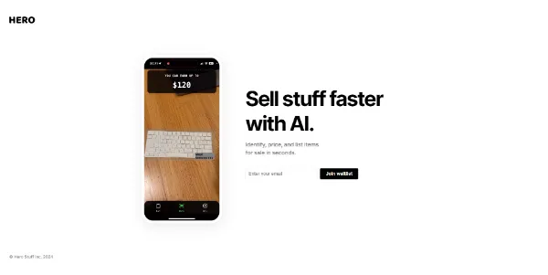 Hero.st AI : Scan, Sell & Price