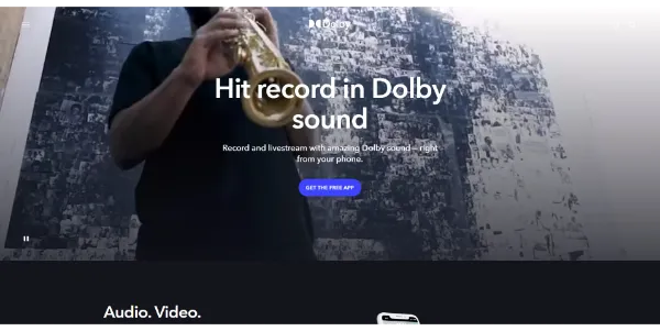 Dolby On AI Record Sound