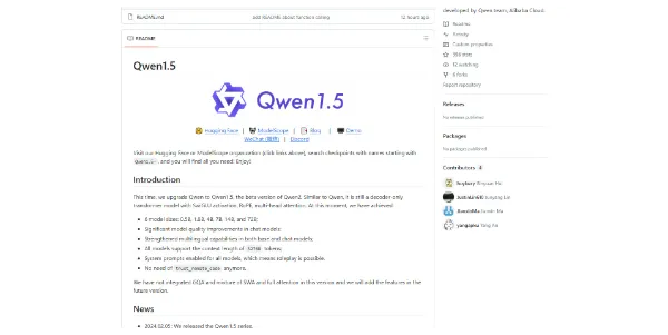 Qwen 1.5 LLM Model