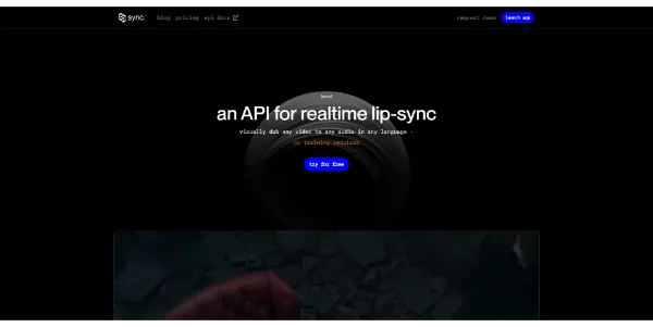 Sync labs AI API