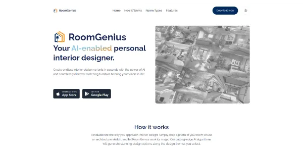 RoomGenius AI interior designer