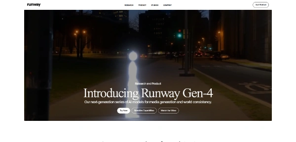 Runway Gen-4 AI Video Generator