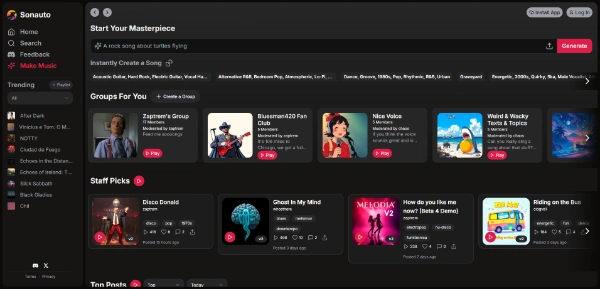 Sonauto AI Music Generator