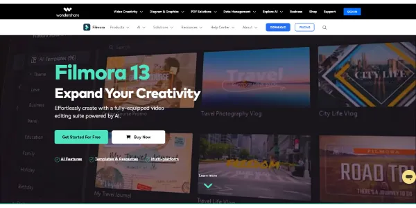 Filmora AI Video Editor