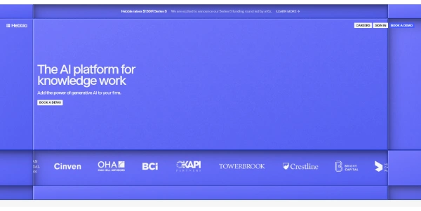 Hebbia AI data Startup
