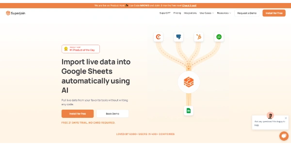 SuperGPT AI SaaS Google Sheets