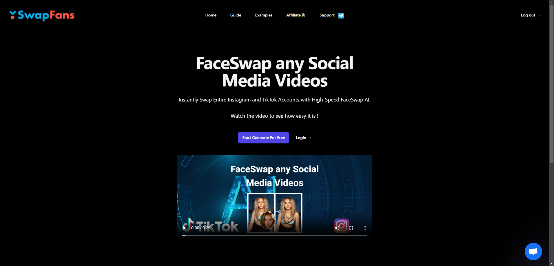 Swapfans AI Social Models