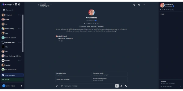 AI Girlfriend MiniApps