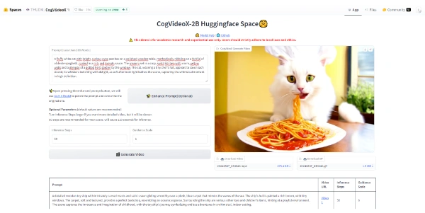 CogVideoX-2B AI Huggingface Space