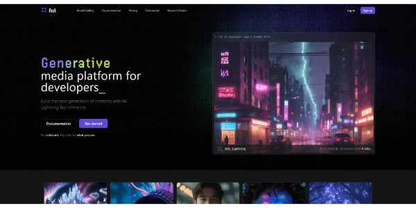 Fal AI Generative media platform