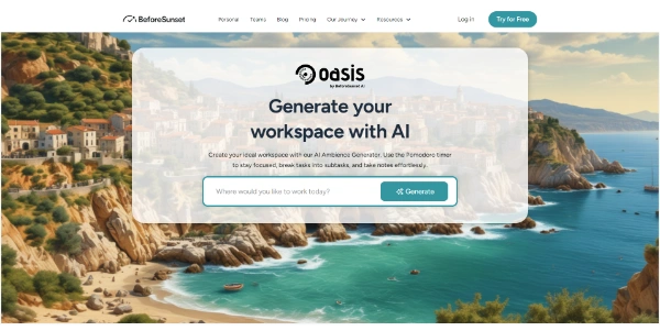 Oasis by BeforeSunset AI
