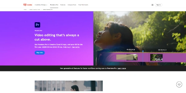 Adobe Premiere Pro AI Video Editing
