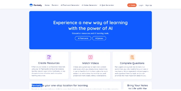 Revisely AI Learning Platform