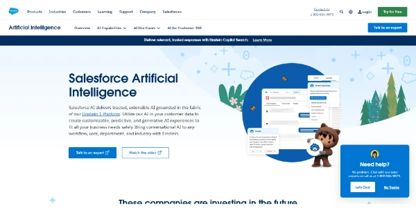 Salesforce Einstein AI customer