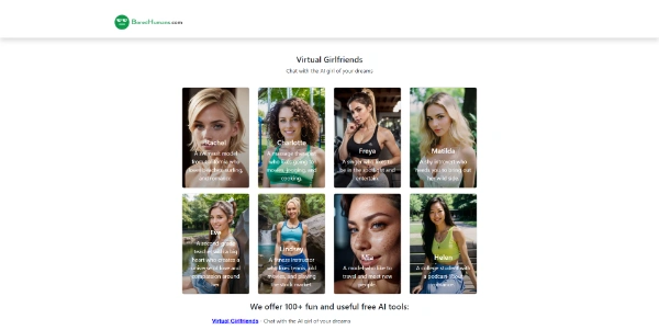 Virtual Girlfriends AI boredhumans