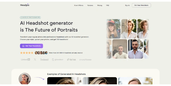 Headpix AI Headshot Generator