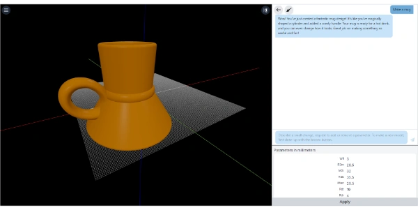 CAD with AI CAO & 3D