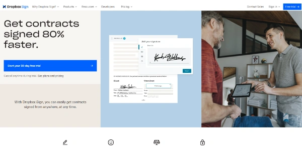Dropbox Sign AI esignature