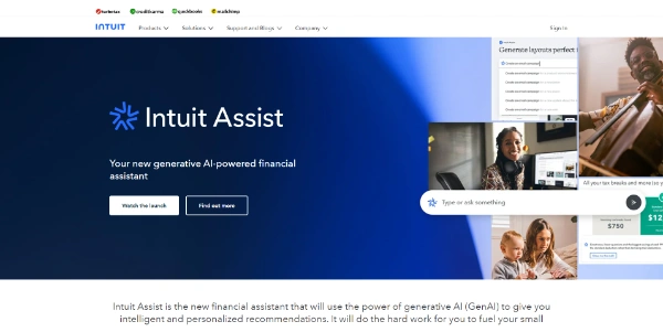 Intuit Assist AI Finance