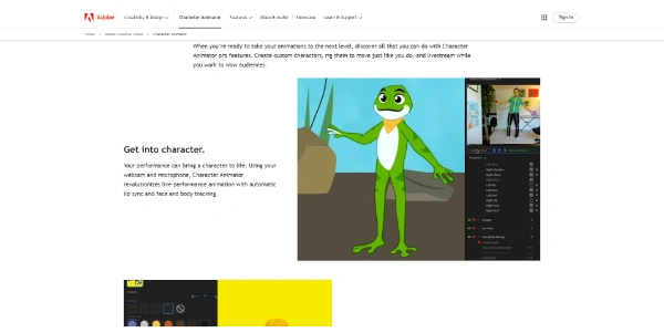 Adobe Character Animator & Motion Capture AI