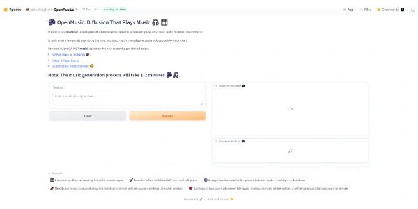 OpenMusic AI Generator