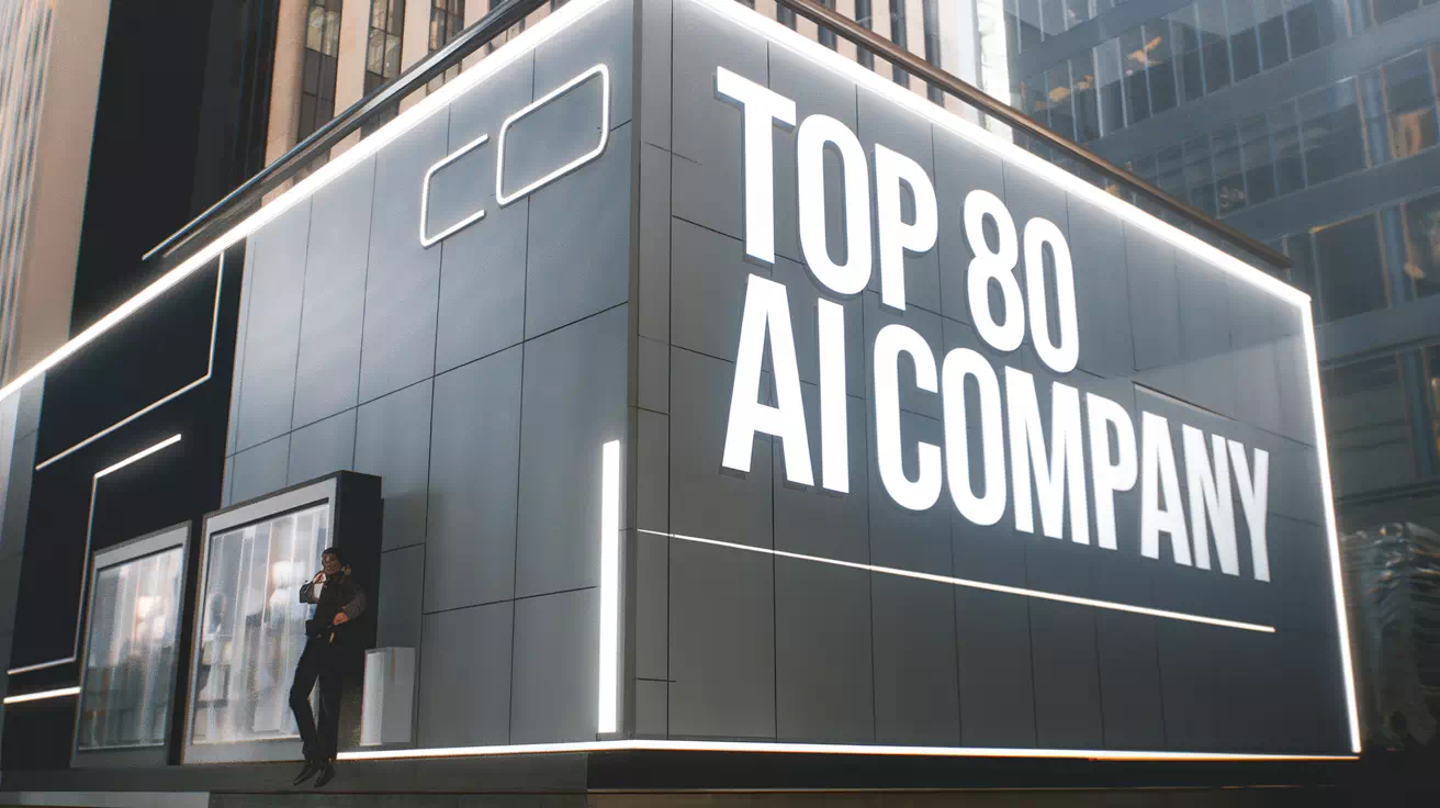 Top 80 AI companies worldwide (by Trafic)