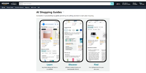 AI Shopping Guides by Amazon