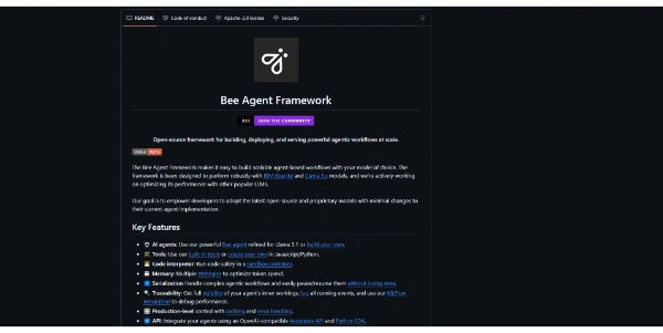 Bee Agent Framework AI
