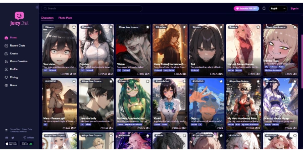 JuicyChat.AI NSFW Character AI