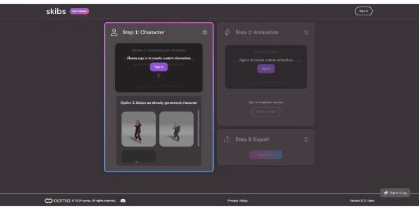 Skibs 3D Animation AI